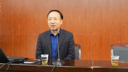 刘会长授课
